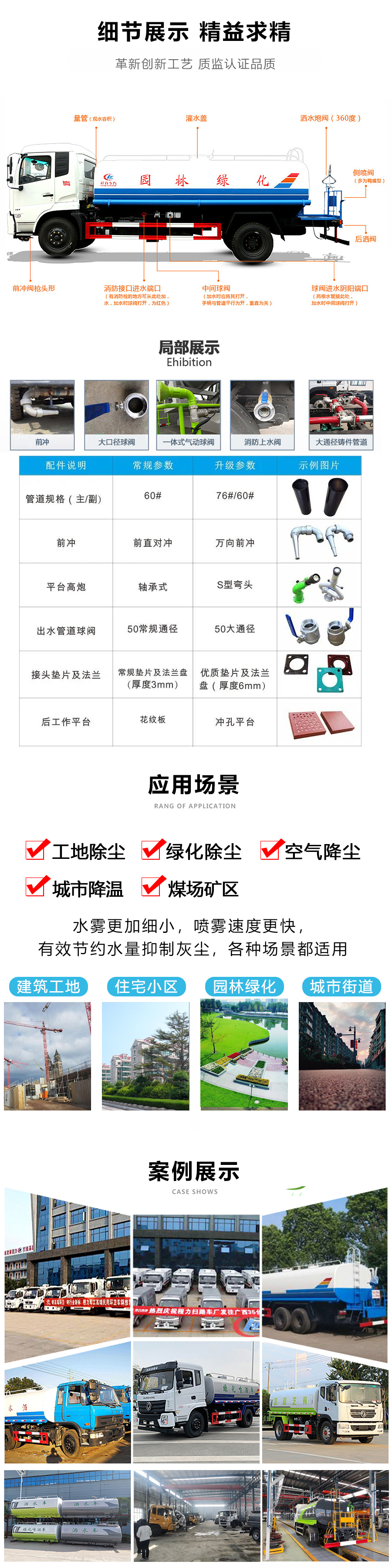 國六東風D9 12噸14噸灑水車